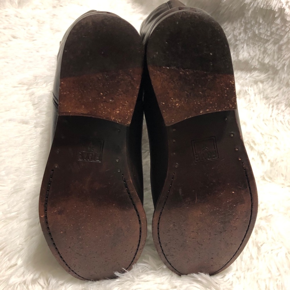 FRYE Melissa Button Leather Riding Boots. - Picture 11 of 14